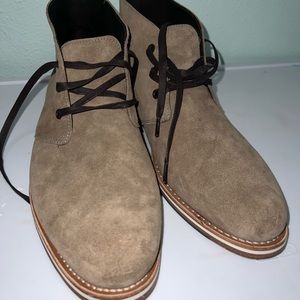 HELM Declan suede leather lace up boots Size 12